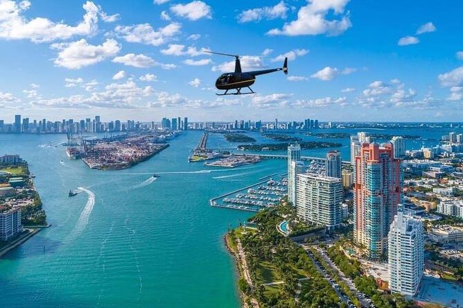 Helicopter tours of Miami and Miami Beach are a fun activity