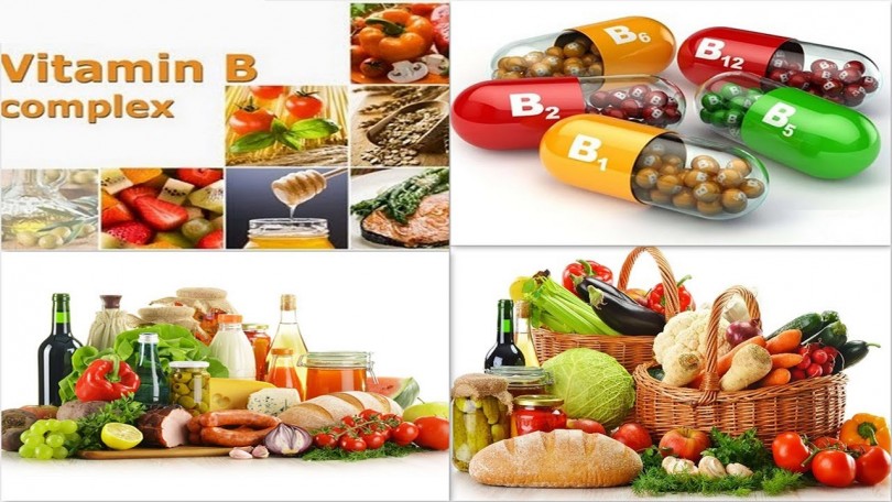 Multiple Fruits and vegetables which are essential for Vitamin B complex